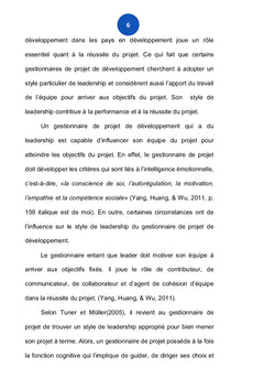 Rôles du gestionnaire de projet de développement
