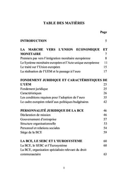 La politique monétaire européenne