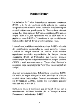 La politique monétaire européenne
