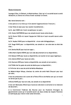Agriculture urbaine à Dakar (Sénégal) : eau et impacts sur la santé