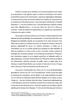 De l'art rhetorique A l'image politique