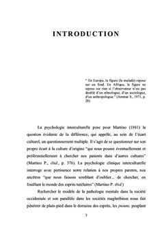 Psychopathologie interculturelle de la depersonnalisation