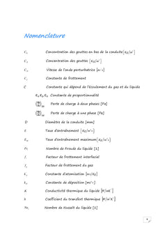 Modelisation d'un ecoulement diphasique Effet de l'inclinaison