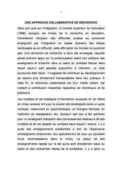 Intervention educative et difficultes d'ordre comportemental