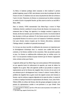 L'accès à la terre et la participation au développement local