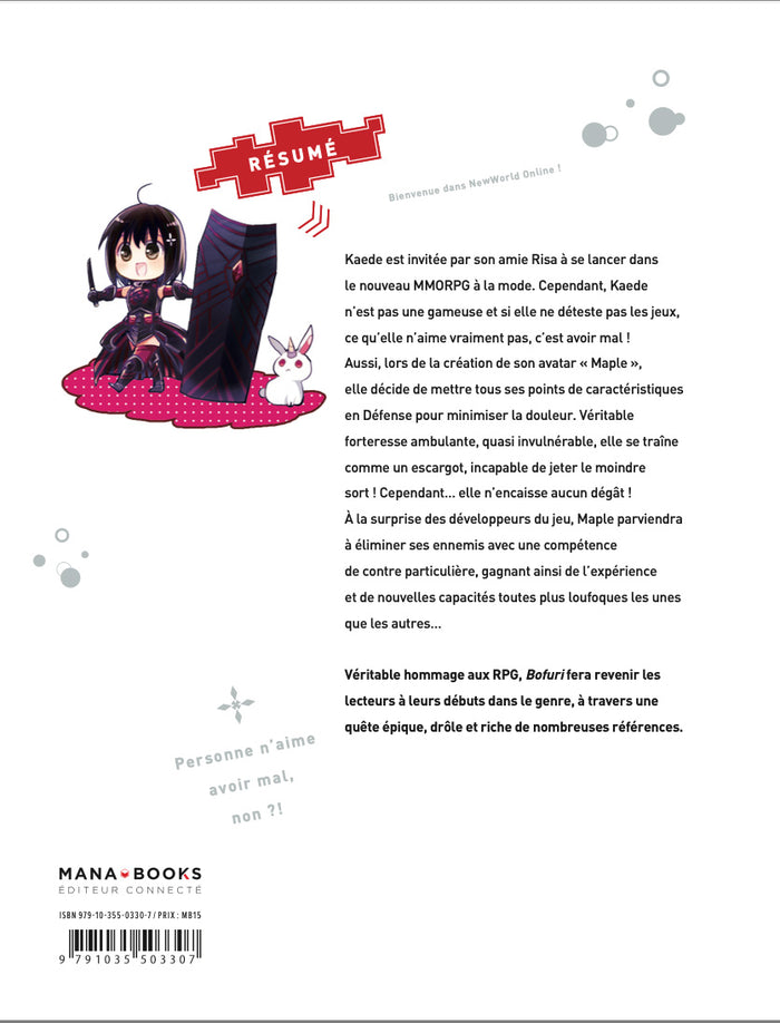 Bofuri : Je suis pas venue ici pour souffrir alors j'ai tout mis en défense T01