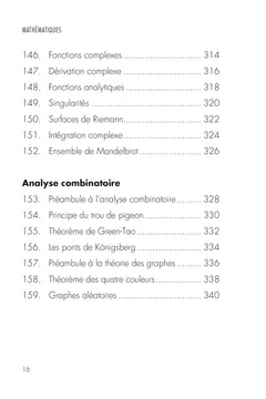 Mathématiques - Nombres, équations, géométrie, logique... en 200 concepts clés