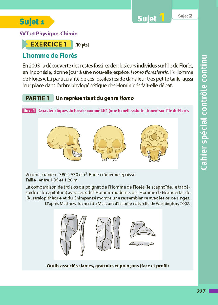 Enseignement scientifique Terminale