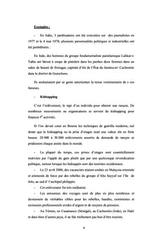 Le terrorisme selon le professeur Falloul