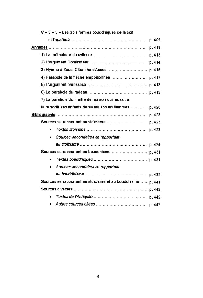 Stoïcisme et bouddhisme