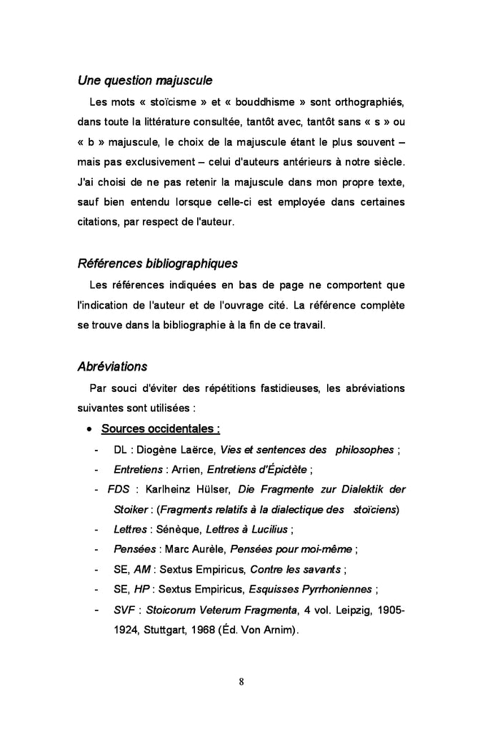 Stoïcisme et bouddhisme