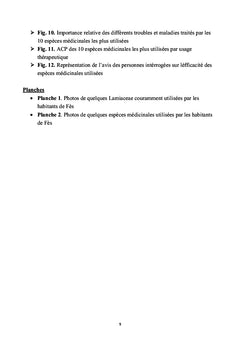 Plantes medicinales et aromatiques utilisees A Fes au Maroc