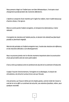 L'enfant est un adulte