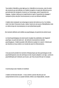 L'enfant est un adulte