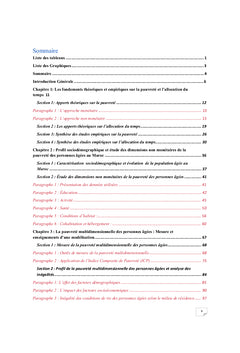 Pauvreté et allocation du temps des personnes âgées
