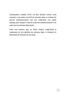 Pauvreté et allocation du temps des personnes âgées