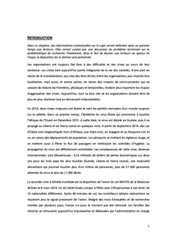 Résilience, Crise et Changement