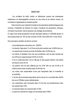 Accidents de Trafic Routier