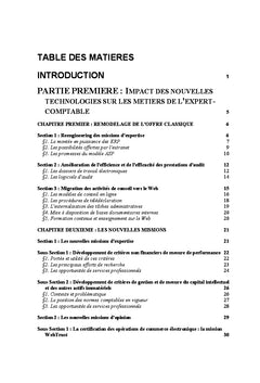 Metiers de l'expert-comptable et nouvelles technologies