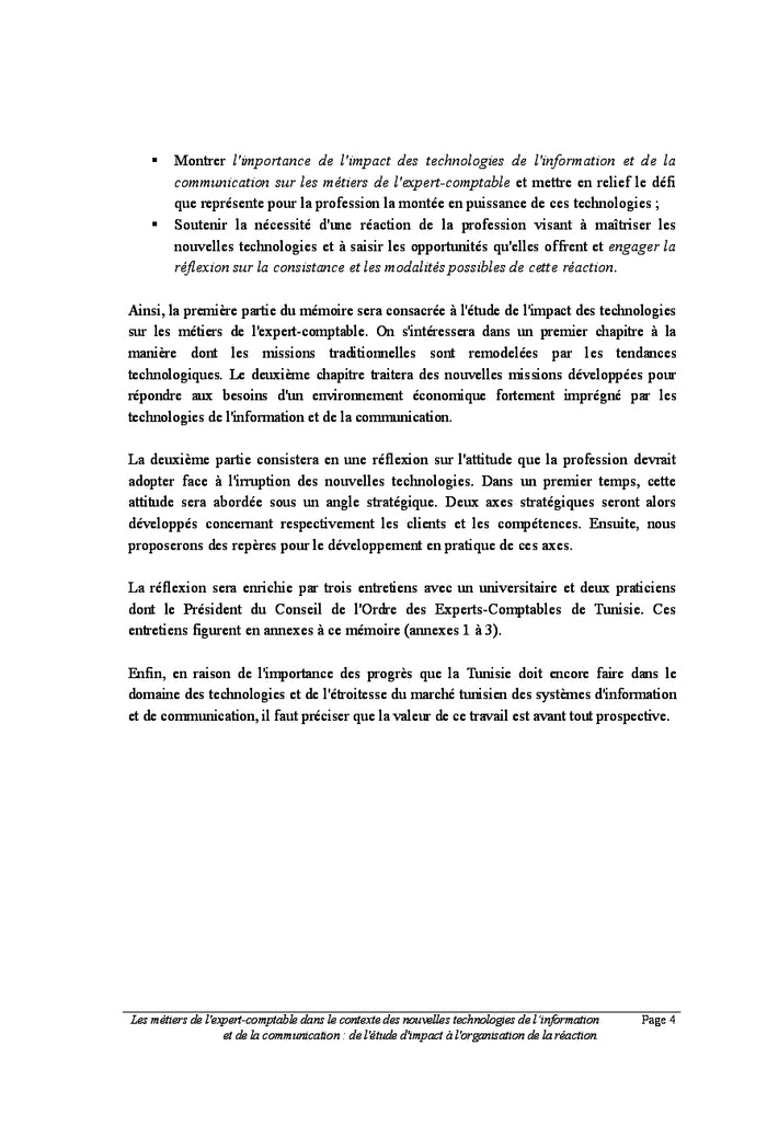 Metiers de l'expert-comptable et nouvelles technologies