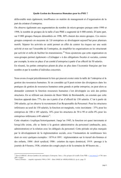 Quelle gestion des ressources humaines pour les PME ?