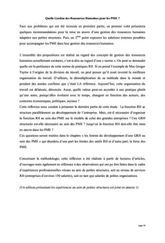 Quelle gestion des ressources humaines pour les PME ?