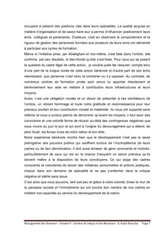 Management des hommes - Cinquième volume