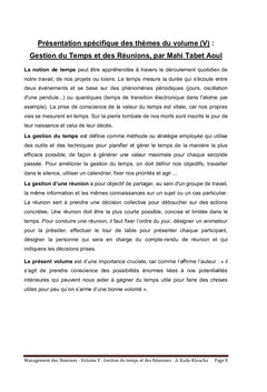 Management des hommes - Cinquième volume