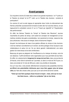 Management des hommes - Cinquième volume