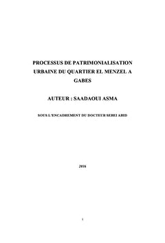 Processus de Patrimonialisation