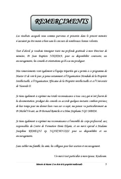 Propriete intellectuelle et acces aux medicaments dans l'espace OAPI