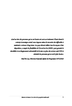 Propriete intellectuelle et acces aux medicaments dans l'espace OAPI