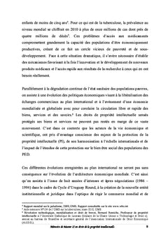 Propriete intellectuelle et acces aux medicaments dans l'espace OAPI