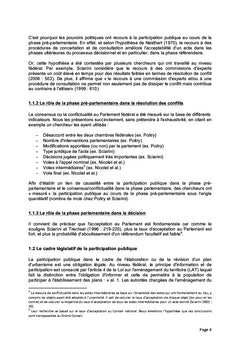 La participation publique au plan directeur cantonal vaudois