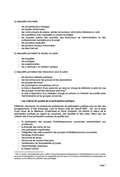 La participation publique au plan directeur cantonal vaudois
