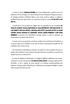 Heredite uni-parentale: caracterisation d'une population marocaine