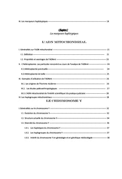 Heredite uni-parentale: caracterisation d'une population marocaine