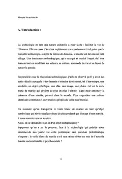 Le Voile blanc et transparent de la mariee