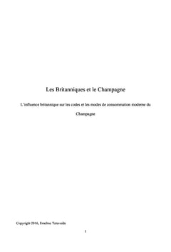 Les Britanniques et le champagne
