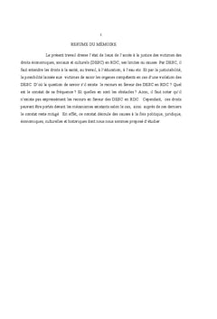 Obstacles A la justiciabilite des DeSC en RDC