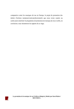 La promotion de la musique de rue à Sofia en Bulgarie