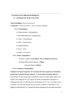 Action physiologique des alcaloïdes de Abrus precatorius Linn