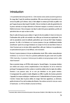 Le traitement de l'information par la presse jeunesse