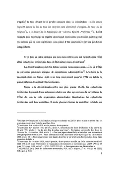 Le controle de legalite des actes des collectivites territoriales