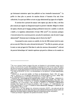 Le controle de legalite des actes des collectivites territoriales