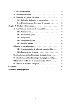 Pompage par énergie renouvelable pour l'irrigation à Menzel Habib