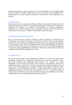 Influence des TIC & gestion de l'équilibre vie privée/professionnelle