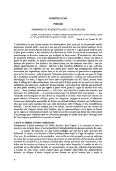 Quelques reflexions utilitaristes sur la notion de personne