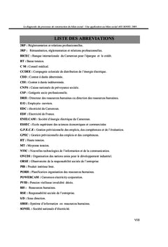 Le diagnostic du processus de construction du bilan social