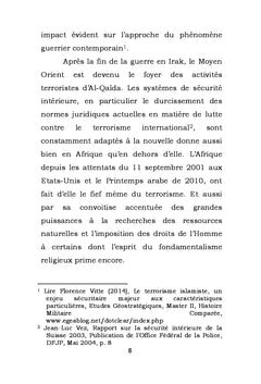 La jeunesse africaine face à la montée du terrorisme